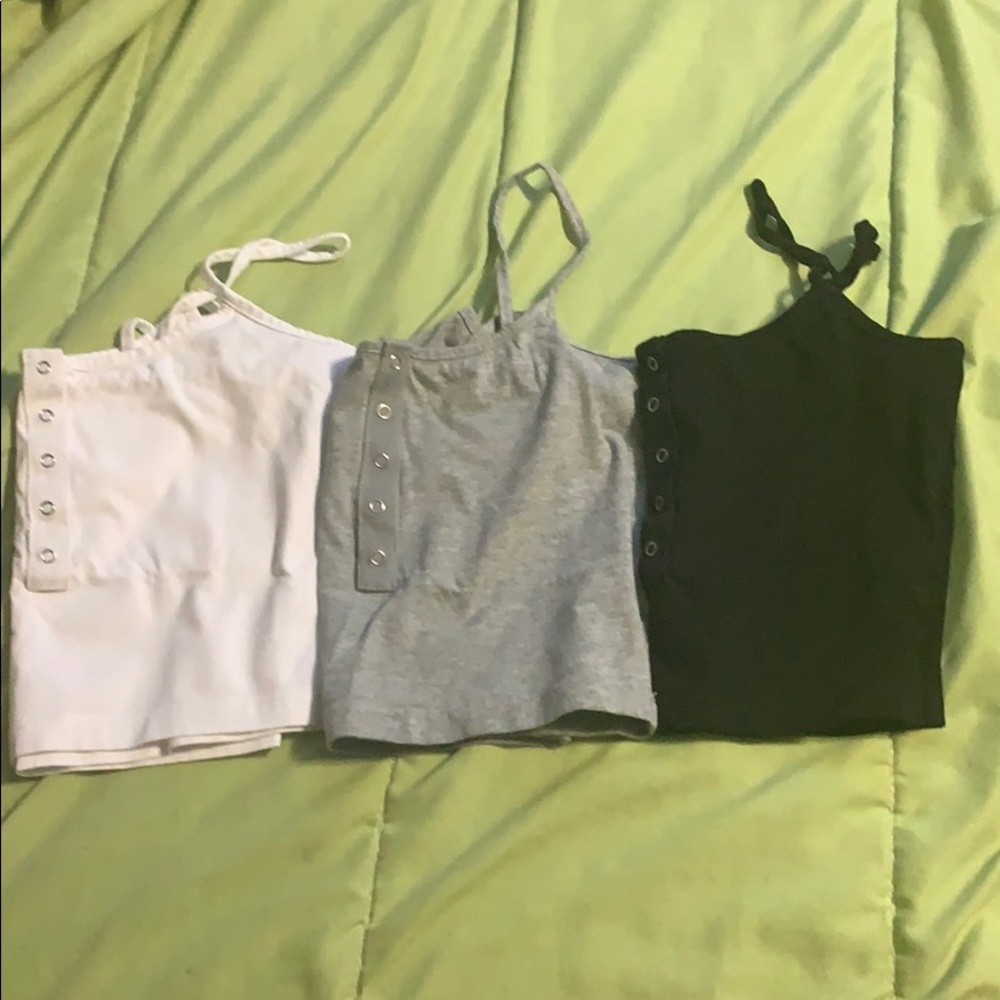 Button crop tanks